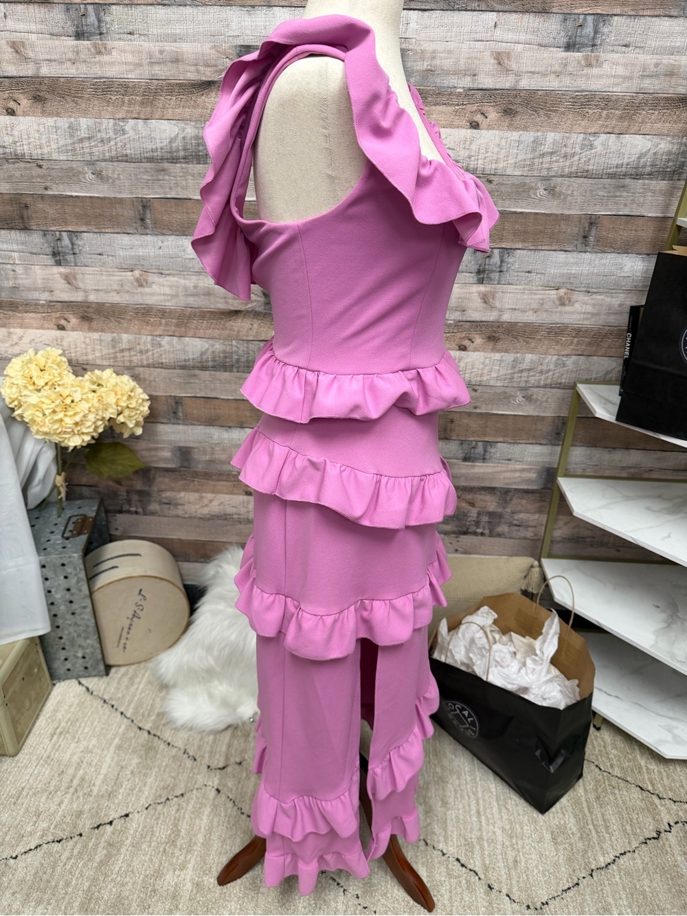 Pink Show Me Your MuMu Greta Dress M - Picture 4 of 5